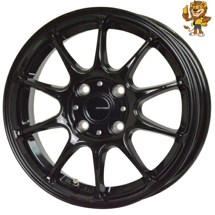 楽天市場】ホイールのみ1本 HOT STUFF G.speed G-07 (MBK) 14インチ 