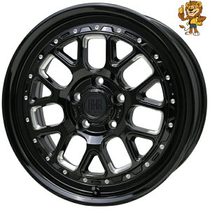 ホイール4本セット HOT STUFF BARKLEY HARDROCK HURON (GB/M) 17インチ 7.0J PCD:114.3/5H インセット:38 バークレイハードロック ヒューロン