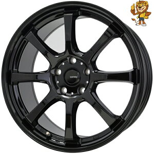 �z�C�[���̂�1�{ HOT STUFF G.speed G-08 (MBK) 17�C���` 7.0J PCD�F114.3/5H �C���Z�b�g�F55 �W�[�X�s�[�h G-08
