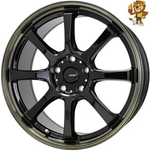 �z�C�[��4�{�Z�b�g HOT STUFF G.speed P-08 (BK/BR) 16�C���` 6.5J PCD�F114.3/5H �C���Z�b�g�F50 �W�[�X�s�[�h P-08