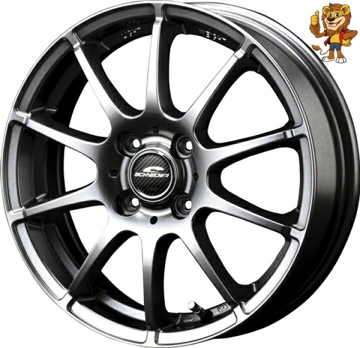 楽天市場】ホイール4本セット MID SCHNEIDER STAG (MG) 14インチ 4.5J 