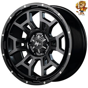 ホイールのみ1本 MID NITRO POWER H6 SLUG (SBKM) 16インチ 6.5J PCD:139.7/6H インセット:38 ナイトロパワー H6 スラッグ