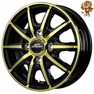 �z�C�[���̂�1�{ MID SCHNEIDER RX10-K (BP/GOLD) 14�C���` 4.5J PCD:100/4H �C���Z�b�g:45 �V���i�C�_�[ RX10-K