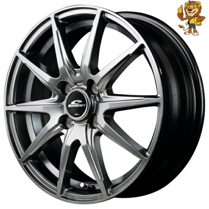 楽天市場】ホイールのみ1本 MID SCHNEIDER SLS (MG) 15インチ 4.5J PCD 