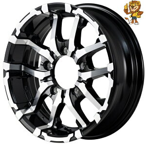 ホイールのみ1本 MID NITRO POWER M26 CROSSFANG (BKM/MC) 16インチ 5.5J PCD:139.7/5H インセット:20 ナイトロパワー M26 クロスファング