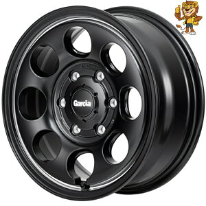 ホイールのみ1本 MID GARCIA Palm8 (SBK/PO) 16インチ 6.5J PCD:139.7/6H インセット:38 ガルシア パームエイト
