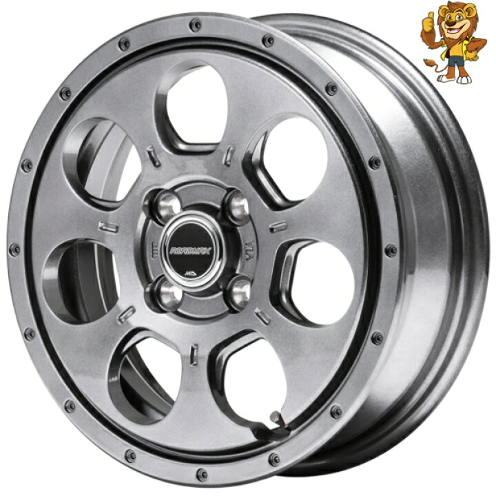 楽天市場】ホイール4本セット MID ROAD MAX MUD AGENT (MG) 14インチ 