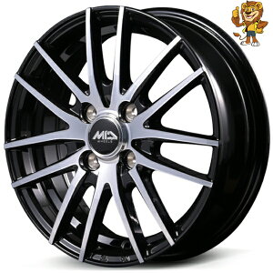 zC[4{Zbg MID MID WHEELS RX14 (BKP) 16C` 6.0J PCDF100/4H CZbgF42 MID WHEELS RX14
