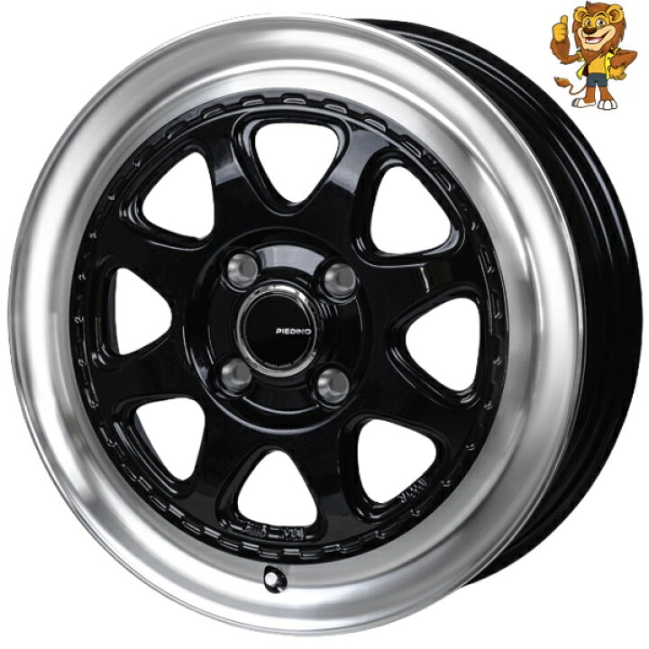 楽天市場】ホイール4本セット MONZA JAPAN PIEDINO STYLE-W 15インチ 