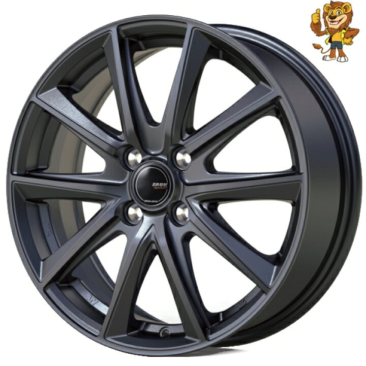楽天市場】ホイール4本セット JAPAN三陽 ZACK SPORT-FT 14インチ 4.5J 