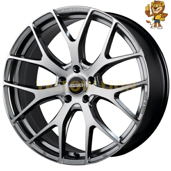 楽天市場】ホイール4本セット RAYS HOMURA 2x7FT (QAJ) 19インチ 8.5J 