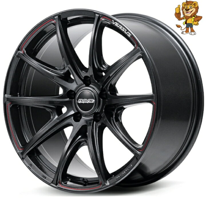 楽天市場】ホイール4本セット RAYS VERSUS VV25R (68J) 19インチ 9.5J  