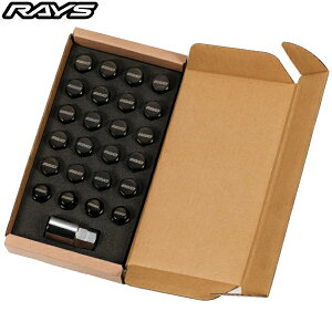RAYS 19HEX �i�b�g�E���b�N�i�b�g�Z�b�g L33 6H�p(24��) M14x1.5 �u���b�N 74081000006BK