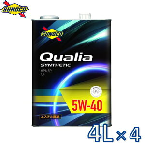sunoco GWIC Qualia 5W-40 4L×4 NIA XmR