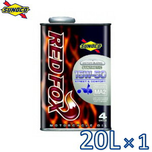sunoco I[goCpGWIC REDFOX STREET 15W-50 20L×1 bhtHbNX Xg[g XmR