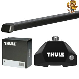 THULE ルーフキャリア スバル レヴォーグ R2/10～ VN# ベースキャリアセット (スクエアバー) フット7107/バー7123/キット7046 カーキャリア