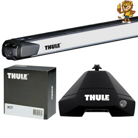 THULE ルーフキャリア トヨタ アクア R3/7～ ベースキャリアセット (スライドバー) フット7105/バー891/キット5338 カーキャリア