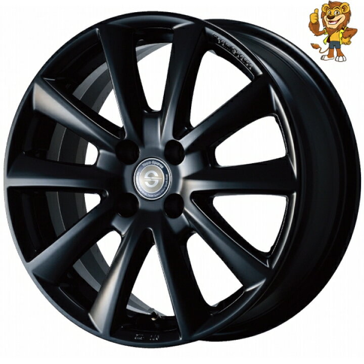 楽天市場】ホイール4本セット TeamSPARCO VALOSA (MSB) 15インチ 5.5J 