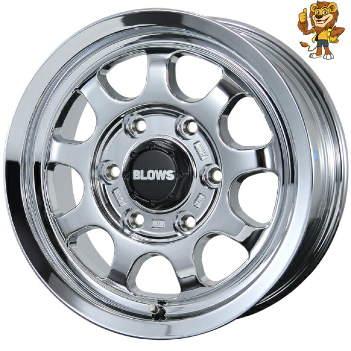 楽天市場】ホイール4本セット TOPY BLOWS rov.9 (chrome) 15インチ 6.0 