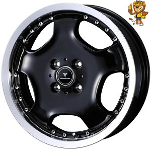 zC[4{Zbg Weds NOVARIS ASSETE D1 (BLK/P) 15C` 4.5J PCD:100/4H CZbg:45 m@X AZbg D1