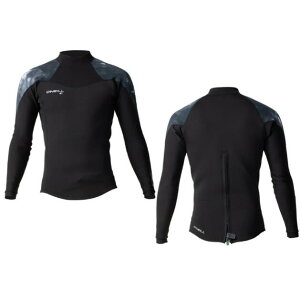 オニール(O'NEILL)メンズスーパーフリークロングスリーブタッパーウェットスーツ長袖ジャケット背中バックジップ1.5*1mm SUPERFREAK for SURF LONGSLEEVE TAPPERSUITSジャージ/ブラックデイジーブラックWSS-