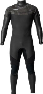 オニール(O'NEILL)メンズスーパーフリークフルスーツウェットスーツ長袖長丈ノンジップレスフロントロングチェストジップ5*3mm SUPERFREAK for SURF FULLSUITSジャージ/ブラックデイジーWFW-407A3  メル