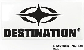 ディスティネーション(DESTINATION DS SURF)スター+ロゴステッカー STAR+LOGO STICKER【DESTINATIONステッカーでカスタマイズ】保温 ウェットスーツ 防寒 ハーレー ビラボン ボルコム インナー 冬 サーフ サーフィン サーファー SURFIN SURF SURFER 便利/ステッカー STICKER