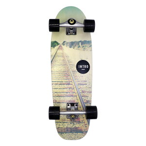 �C���g���X�P�[�g�{�[�h (INTRO SKATE BOARD) 30�C���`(76cm) �V�[�e�B�[�G�b�N�X���C�����[�h �J�[�r���O�g���b�N�X�P�[�g�{�[�h CT-X CARVING TRAK 30 RAIL ROAD �@�R���v���[�g�f�b�L �E�B�[�� �N���[�U