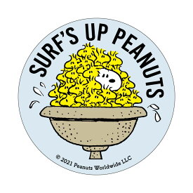 ピーナッツ (PEANUTS) サーフステッカー SURF STICKER (SNP-21011)　スヌーピー サーフボード ミュージアム グッズ イラスト 画像 アフタヌーンティー 当たり 六本木