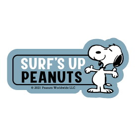 (タイムセール)ピーナッツ (PEANUTS) サーフステッカー SURF STICKER (SNP-21014)　スヌーピー サーフボード ミュージアム グッズ イラスト 画像 アフタヌーンティー 当たり 六本木サイズ おすすめ 紐 ドルフィン 厚さ 冬レディース メンズ 保温 日焼け パタゴニア ビラボ