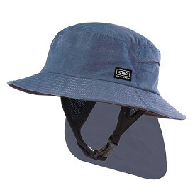 (タイムセール)オーシャンアンドアース (OCEAN&EARTH) インドゥスティッフピークサーフハットメンズ水陸両用/ブルー INDO STIFF PEAK SURF HAT BLUE　　ベースボール 野球 帽子 つば付き おすすめ ビラボン 紫外線 UVカット パタゴニア オニール メンズ 被り方 ハーレー レデ