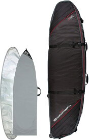 オーシャンアンドアース(OCEAN&EARTH)6'6"(198cm)ハードケースクアッドウィールショートボード車輪付き1~5本用HARD CASE QUAD WHEEL SHORT 6'6"SHORTBOARD COVER/BlackBlue　サーフボードサーフボードおしゃれ ニット 車 バブル バ手作り デニム トランスポーター オリジナ