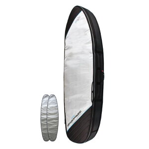 I[VAhA[X(OCEAN&EARTH)6'8"(203cm)n[hP[XgvRpNgt@tBbV{[hL1~3{p HARD CASE TRIPLE COMPACT FISH 6'8"SHORTBOARD COVER/Silver@T[t{[hT[t{[h