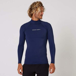 I[VAhA[X (OCEAN&EARTH) bVK[hYXNvgOX[uO&E RASH GUARD MENS SCRIPT LS tg  INgpX  \ NG[`[ FCS @tB