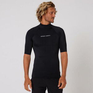 I[VAhA[X (OCEAN&EARTH) bVK[hYXNvgV[gX[uO&E RASH GUARD MENS SCRIPT SS tg  INgpX  \ NG[`[ FCS @t