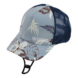 タバルア タヴァルア(TAVARUA) スタンダード UVキャップハットユニセックス/BOTANICAL BLUE　SURFCAP HAT BEANIE STANDERD TM1007　ツ 大きい サイズ おすすめ 紐 ドルフィン 厚さ 冬レディース メンズ 保温 日焼け パタゴニア ビラボン FCS マジック インナーつば広 紫ウォ