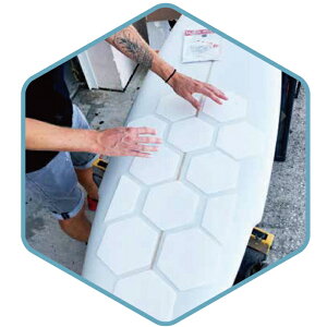bNX}bg (WAX MAT) njJplfbLpbh Honey Comb Panels/ClearybNXgpȂɗDVObvV[gIzfbLpbh fbLpb` tg  \ 