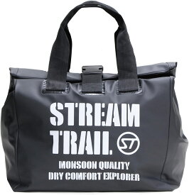 ストリームトレイル(StreamTrail)ロールダウントートバッグ生活簡易防水Roll Down Tote/ONXY(BLACK)　リュックサックリュックのアウトドアウェア アパレル 大判 サイズ 砂 サイズ作り方 大人 子供 メンズ レディース ベビー サウナ アマゾン お祝い おすすめ ディズニー メル