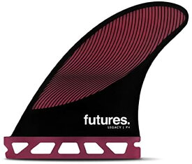 フューチャーズ フィンシステム (FUTURES FINS) ピーフォーショートボードトライフィンヘキサライト 3本セット RTM HEX P4 BURG/BLACK　01005131RHP6burgndybkサーフィン コツ ねじ 怪我 ケース 違い FCSロングボードファンボードシングルフィンボックス 選び方 種類 ね