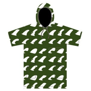 デキャントデカント (DECANT) お着替え用タオル地袖プルオーバー被り袖付き柄マイクロファイバーポンチョ/フィンズアーミー TOWEL FRONTE PULLOVER MICRO FIBER PONCHO ウェットスーツ ベビー フィットネ