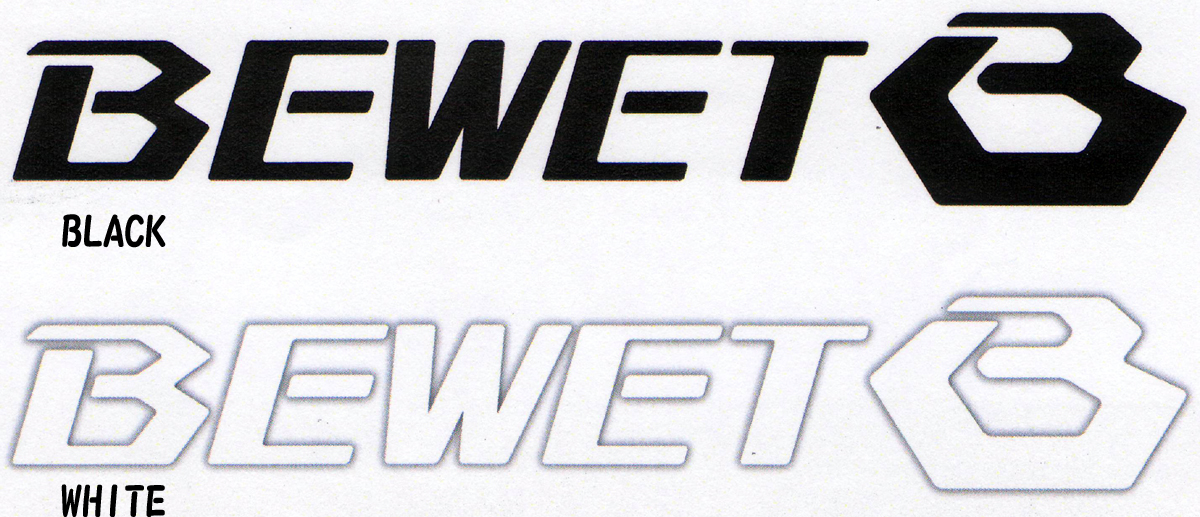 Be WETでサーフボードをチューン ビーウェット WET ナンバー エックスバック 捧呈 NUMBER X-BACK カッティング ステッカー
