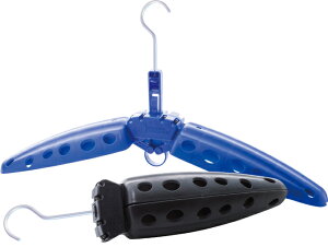 アールツーハンガー (R2HANGER) 肩抜け防止 超幅広開閉式 ウイングハンガー WETSUITS WING HANGER2 【超幅広ハンガー折り畳み式ウェットスーツ長持ち】bewet社 セミドライ ラック 自作 100均 自動車 お