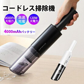 ハンディクリーナー 掃除機 コードレス 車 車用掃除機 強力 吸引 充電式 卓上 クリーナー 軽量 車載 USB ハンディクリーナー 車載掃除機 コードレス カークリーナー 超軽量 小型 コンパクト 車用 ハンディ コードレス 充電式 9000PA吸引力 USB急速充電 HEPAフィルター