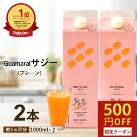 サジー ジュース 1000ml 【2本セット】プレーン サジージュース グアマラルサジー シーベリー サジー 鉄分 健康 栄養 美容ドリンク 無添加 鉄分補給 栄養補給 健康食品 ビタミンc 妊婦 葉酸 アミノ酸 黄酸汁 モンゴル産
