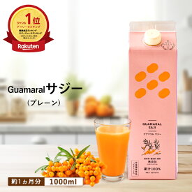 サジージュース 1000ml 1本 グアマラルサジー シーベリー サジー 鉄分 健康ドリンク 栄養ドリンク 美容ドリンク グアマラル モンゴル産 健康飲料 健康 妊婦 葉酸 アミノ酸 沙棘 鉄分 母の日 プレゼント 贈り物 グアマラル定期便 黄酸汁