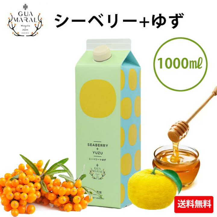 1620円 【期間限定】 サジー シーベリージュース 1000ml 100％ グアマラル