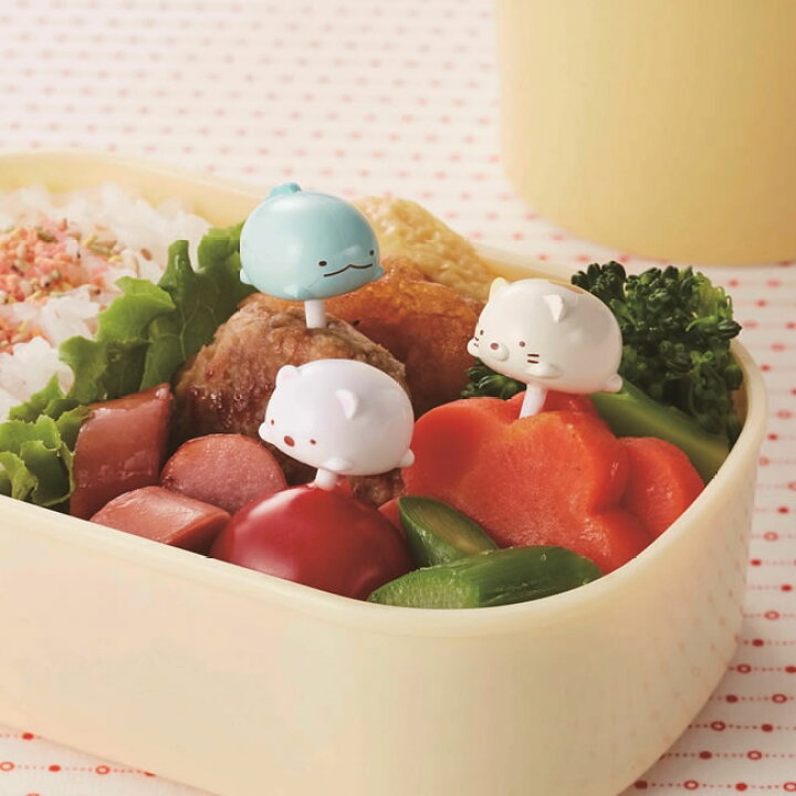 すみっコぐらし ニコニコ ピック お弁当 ピックス 串 すみっこ ぐらし すみっコ すみっこぐらし グッズ キャラ弁 かわいい キャラ  男の子 女の子 お弁当箱 子供 大人 san-x キャラクター [M便 1/4] [12305] タベルニー お弁当箱専門店