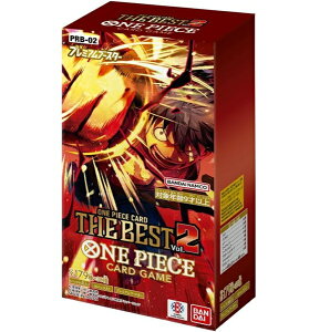 yzONE PIECEJ[hQ[ v~Au[X^[ ONE PIECE CARD THE BEST vol.2yPRB-02z 10pbNBOX
