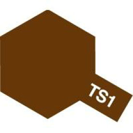 タミヤカラースプレー　TS-1 レッドブラウン