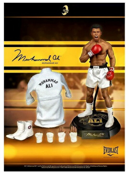 楽天市場】モハメド・アリ 1/6 アクションフィギュア 塗装済み完成品 
